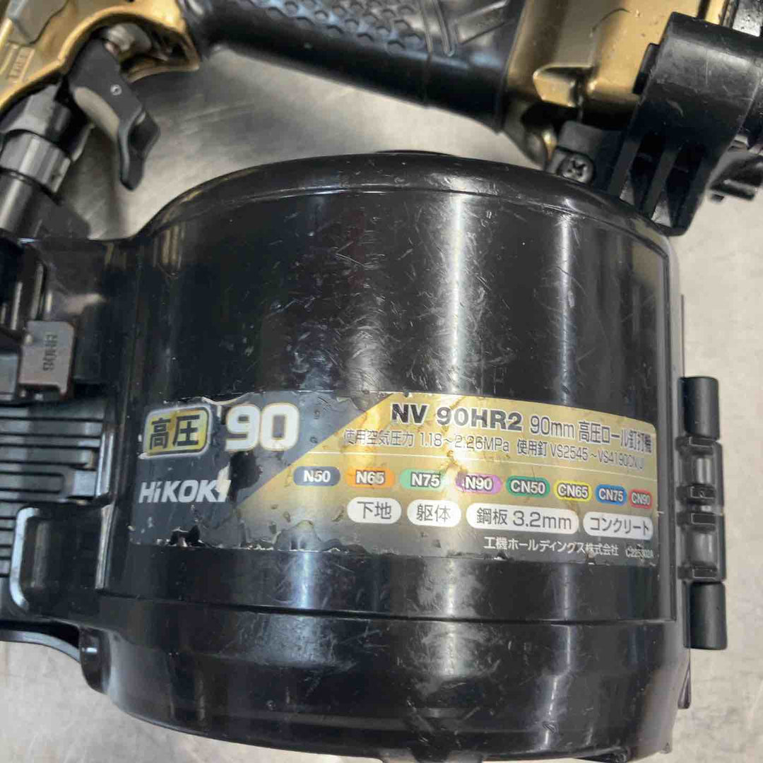 【中古品】 ハイコーキ(HIKOKI ※旧:日立工機) 90mm 高圧エア釘打ち機 NV90HR2(S) 動作確認済み 【東大和店】