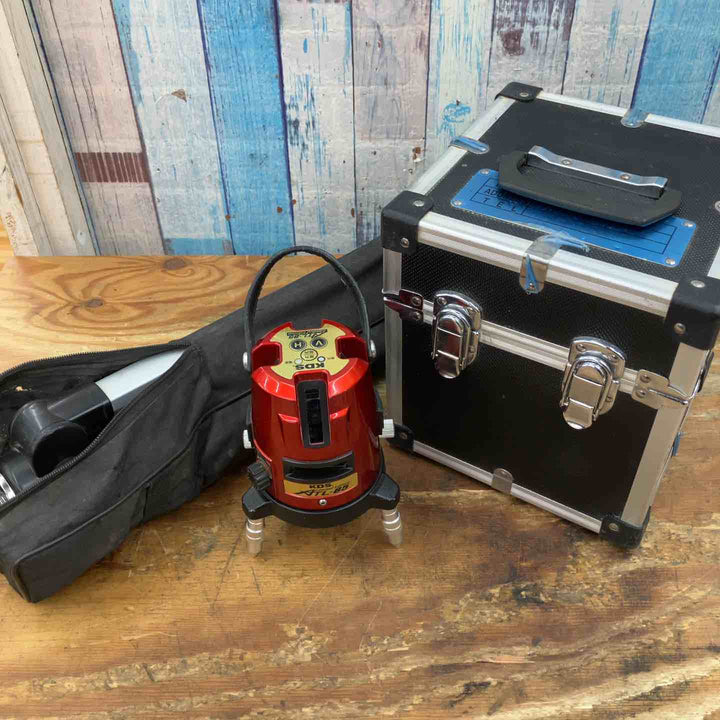 【中古品】☆KDS レーザー墨出し器 ATL-85 赤色 フルライン 受光器付き【柏店】