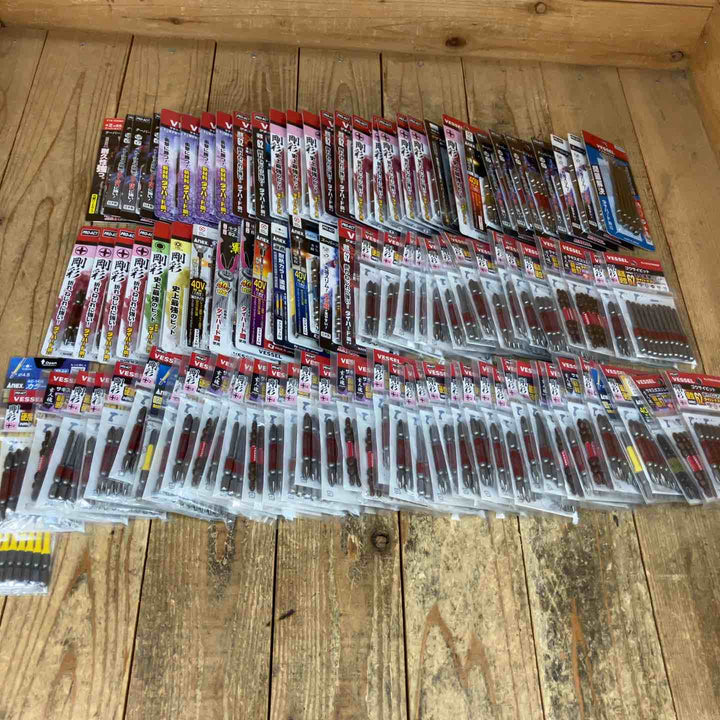【未使用品】インパクト ビットまとめ売り 5本入*44個 10本入*56個 合計100セット(ビット合計780本) VESSEL ベッセル SUNFLAG ANEX アネックス +2【所沢店】
