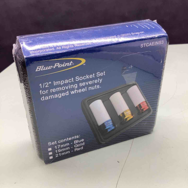 ブルーポイント(BluePoint)1/2"Ｉmpact socket set　STCAEINS3【越谷店】