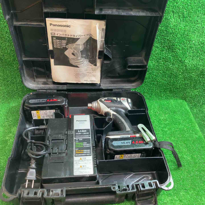 【中古品】パナソニック(Panasonic) コードレスインパクトドライバー EZ75A1LS2F-H 動作確認済み【川越店】
