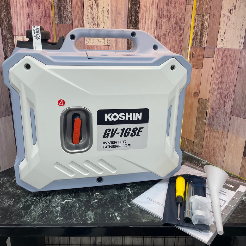 〇工進(KOSHIN) インバーター 発電機 正弦波 GV-16SE【八潮店 
