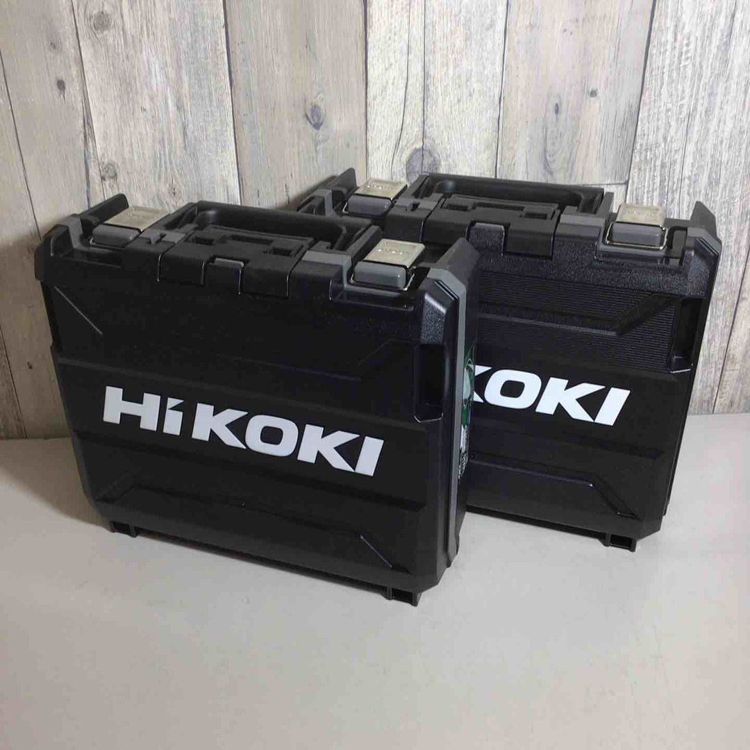 【未使用品】 ハイコーキ HIKOKI 日立 コードレス インパクトドライバ アグレッシブグリーン WH36DD(2XHLSZ) 2台 フルセット インパクト グリーン 緑 純正 充電式 【戸田店】