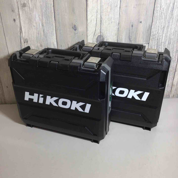 【未使用品】 ハイコーキ HIKOKI 日立 コードレス インパクトドライバ アグレッシブグリーン WH36DD(2XHLSZ) 2台 フルセット インパクト グリーン 緑 純正 充電式 【戸田店】