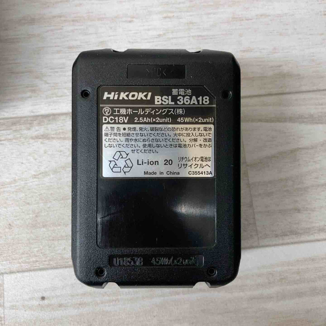 【中古品】ハイコーキ(HIKOKI ※旧:日立工機) コードレス丸のこ C18DBL(LXPK) マルチボルトシリーズ セット【柏店】