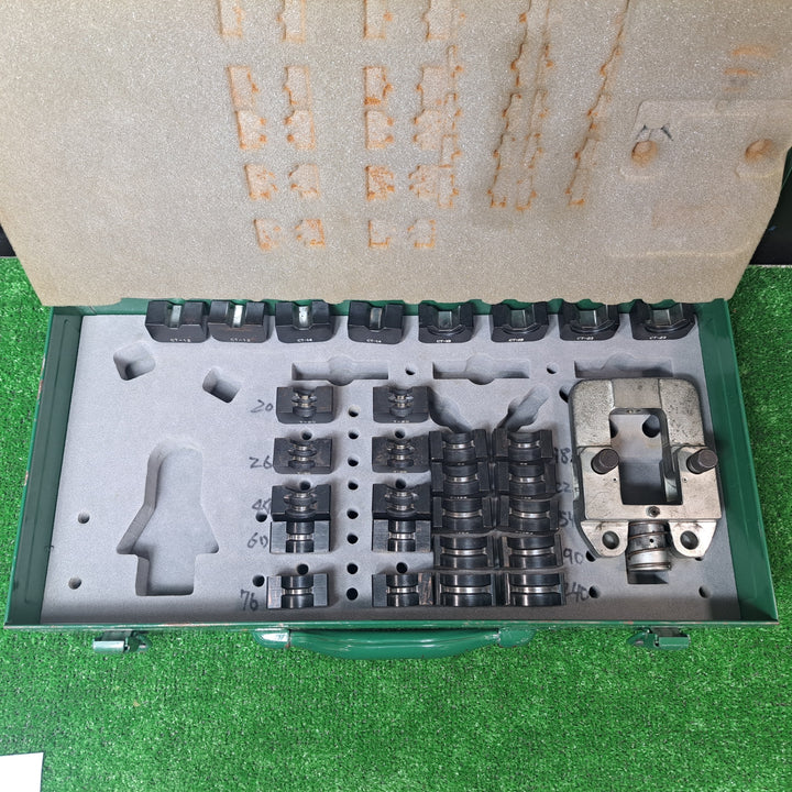 カクタス/CACTUS マルチ圧縮用アタッチメント EV2-T240、T形 六角圧縮 ダイス 14組セット EV-200シリーズ・EV-250シリーズ型専用 【岩槻店】