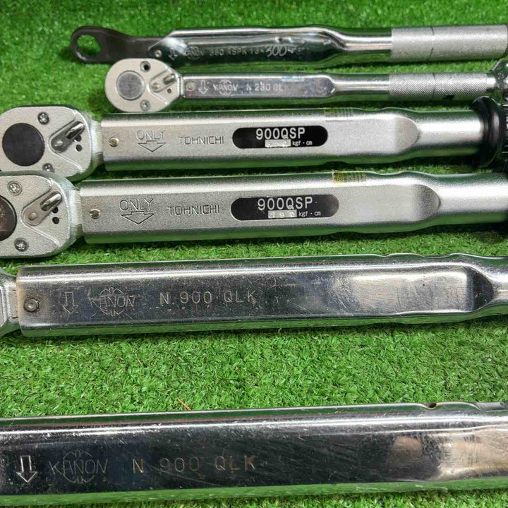 【現状品】東日製作所 TOHNICHI トルクレンチ 900QSP 2本 中村製作所 (KANON) N900QLK ２本 N230QLK 1本 380RSPK  1本 【藤沢店】