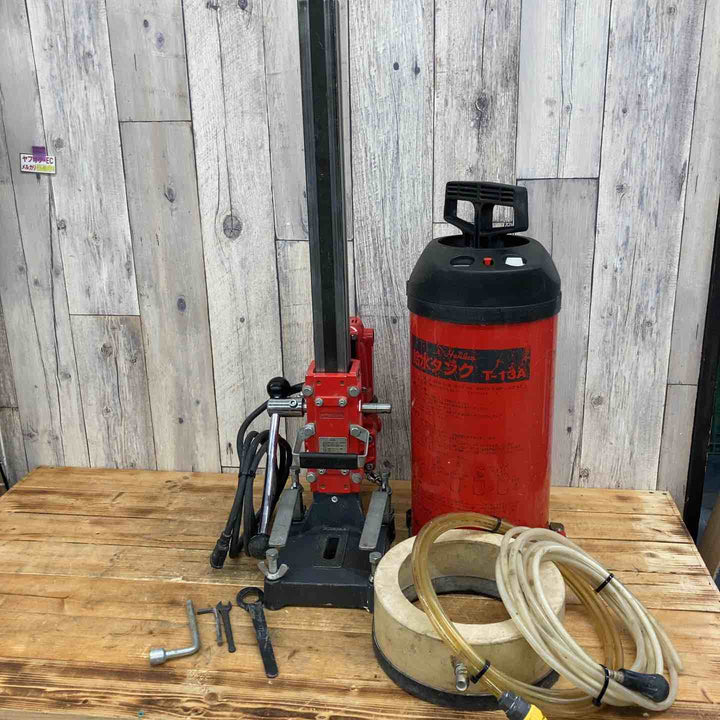 【中古品／店頭受取り限定】ハッケン コアドリル SPF-6R タンクT-13A、ダイヤモンドビット2個(Cロッド 75㎜、100㎜)、延長ロッド(Cロッド)1個付き【東大和店】