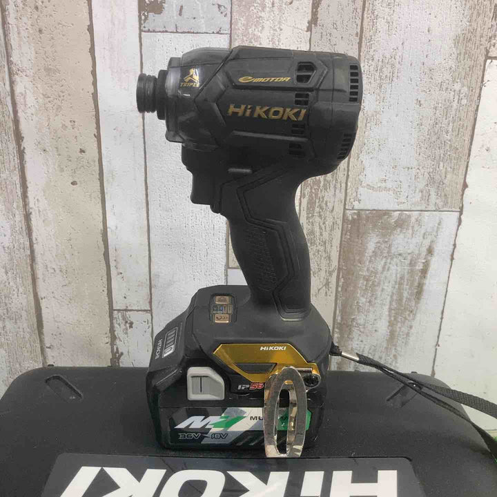 ★ハイコーキ(HIKOKI ※旧:日立工機) コードレスインパクトドライバー WH36DC(2XPSZ)(B)【町田店】
