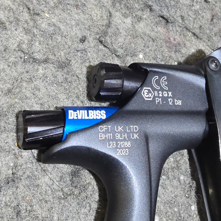 【美品】デビルビス(DEVIL BISS) スプレーガン スタンド+カップセット DV1-U-000-15-B 箱破れあり【桶川店】