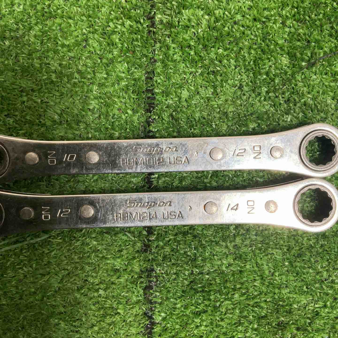 スナップオン Snap-on 板ラチェット 2本セット RBM1012 RBM1214【草加店】
