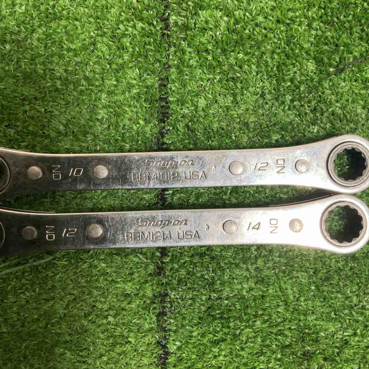 スナップオン Snap-on 板ラチェット 2本セット RBM1012 RBM1214【草加店】