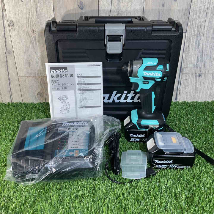 ★マキタ(makita) 18Vコードレスインパクトドライバ TD173DGXTB ターコイズブルー 限定色【戸田店】