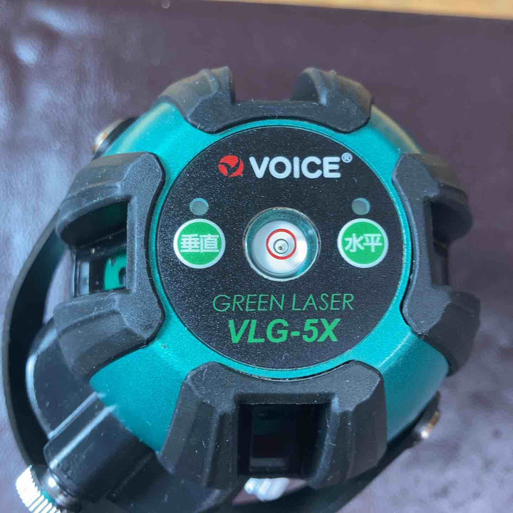 【中古品】VOICE レーザー墨出し器 5ライングリーンレーザー 矩十字・横 VLG-5X【東大和店】