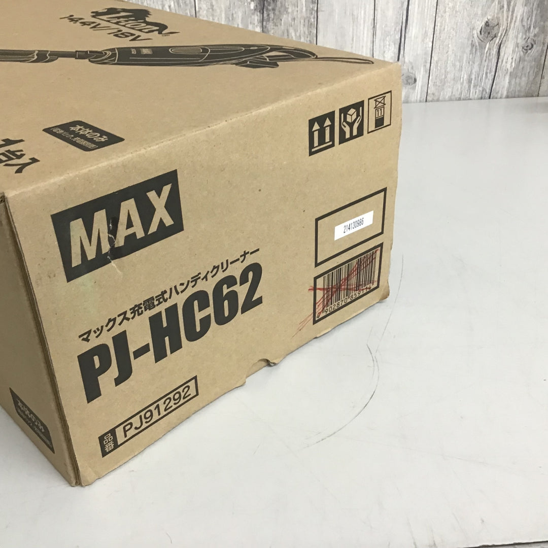 【未使用品】〇マックス(MAX) コードレスクリーナー PJ-HC62 箱イタミ有【戸田店】