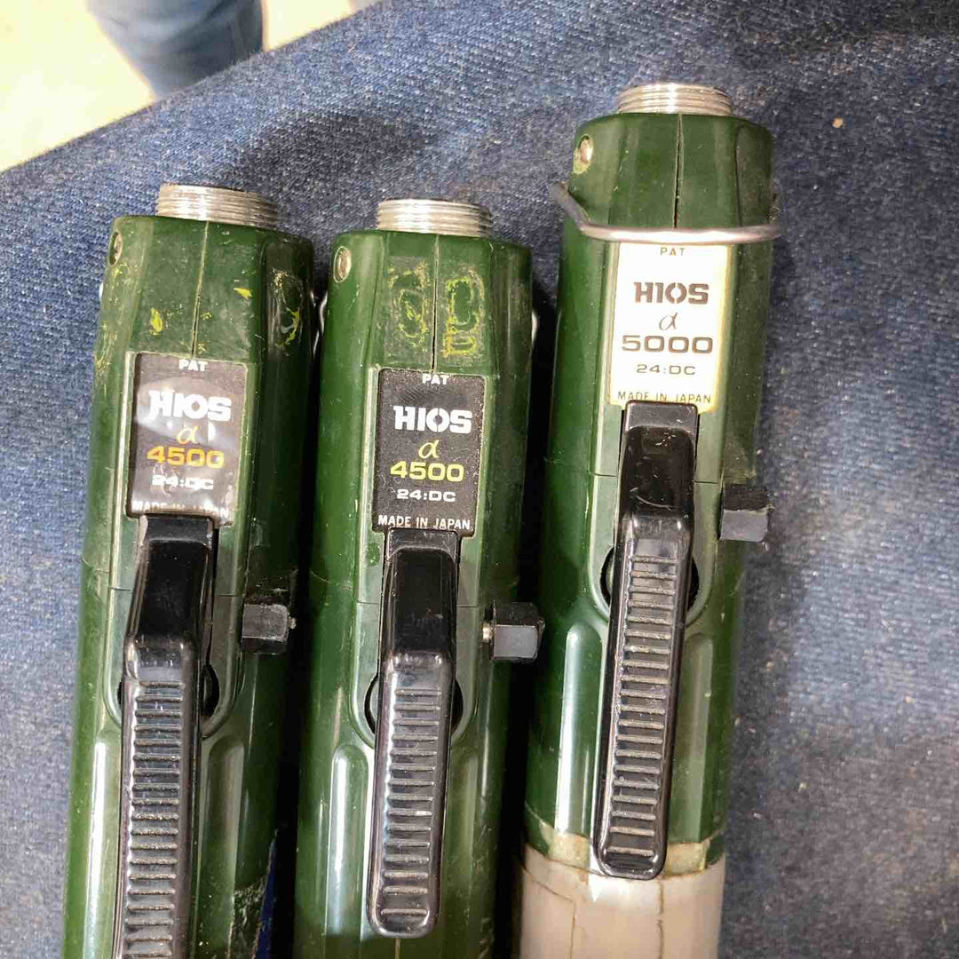 ハイオス HIOS 電源1台(CLT-100)＆電動ドライバー19台＆ケーブル13本セット CL-7000、CL-4000、α-5000など【八潮店】