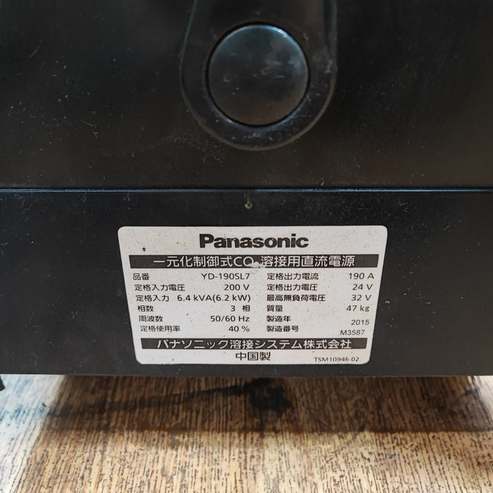【店頭受取り限定】◇パナソニック(Panasonic) 半自動溶接機 YD-190SL7【岩槻店】