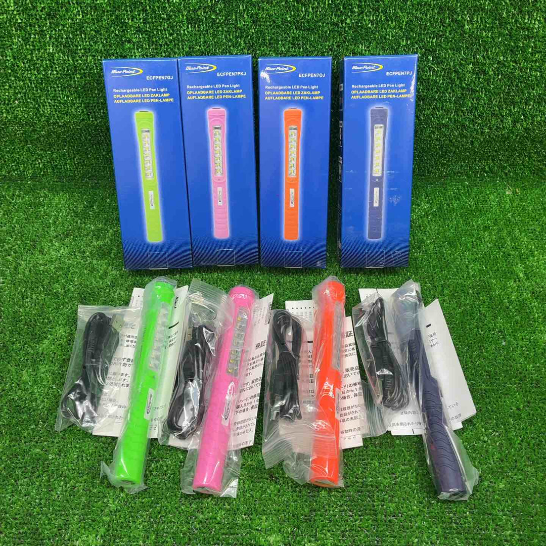 Blue-Point LEDペンライト ECFPEN7GJ、ECFPEN7PKJ、ECFPEN7OJ、ECFPEN7PJ 4点セット【藤沢店】