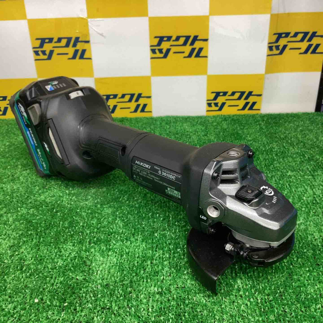 ◇HiKOKI(ハイコーキ) 36V 充電式 ディスクグラインダ G3610DC SL36A18BX×1個【越谷店】