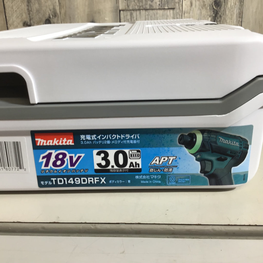 【未使用品】★マキタ makita 18V コードレスインパクトドライバー TD149DRFX ★送料無料★【戸田店】