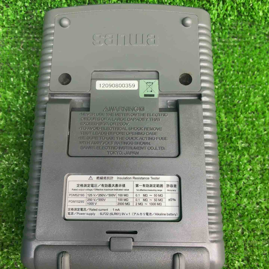 【現状品】三和電気計器(サンワ/sanwa) 3レンジアナログ絶縁抵抗計 PDM5219S【藤沢店】
