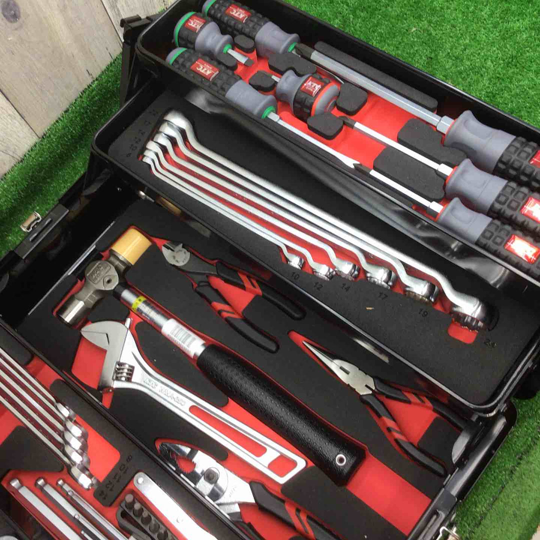 KTC SK35622WZ スタンダードツール 工具セット 9.5sq. 両開きメタルケース 56点【富山店】◆BR