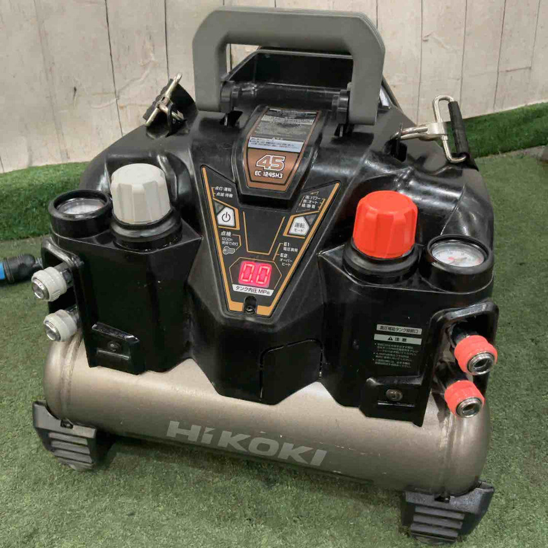 ★ハイコーキ(HIKOKI ※旧:日立工機) 高圧エアコンプレッサ EC1245H3(CTN) 動作確認済【川口店】