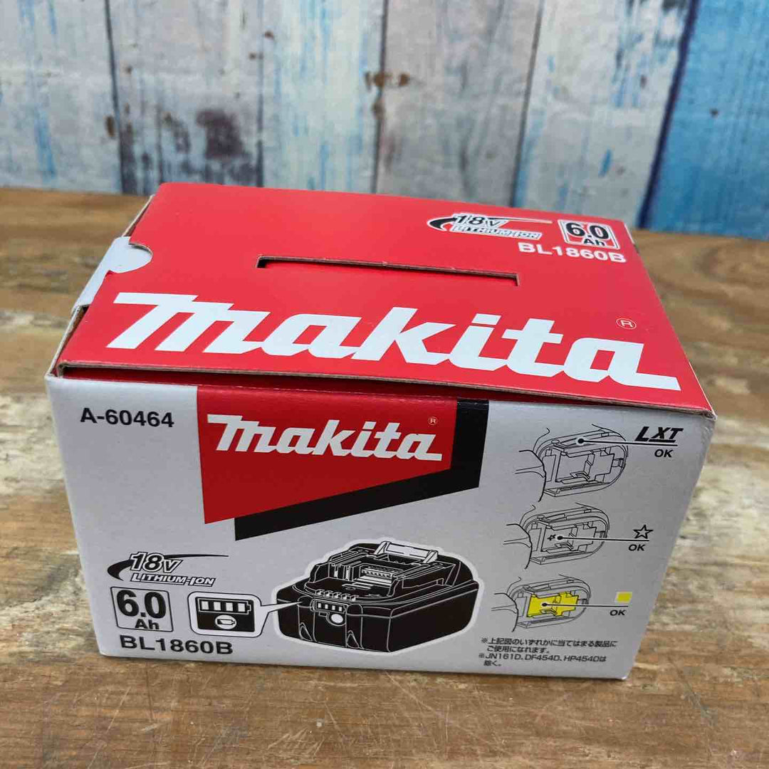 ★マキタ(makita) リチウムイオンバッテリー 18V/6.0Ah BL1860B【柏店】