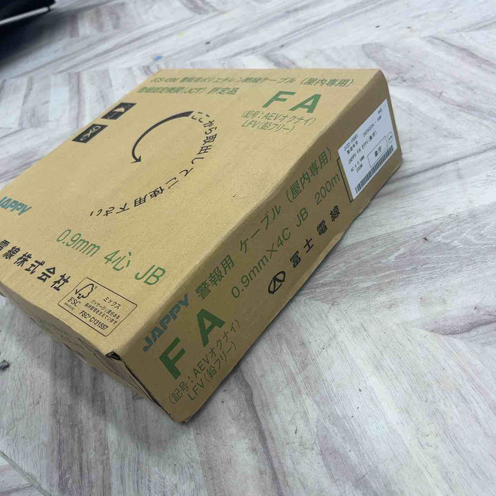 JAPPY 警報用ポリエチレン絶縁ケーブル(屋内専用) AE (FA) 0.9MMX 4C JB【越谷店】