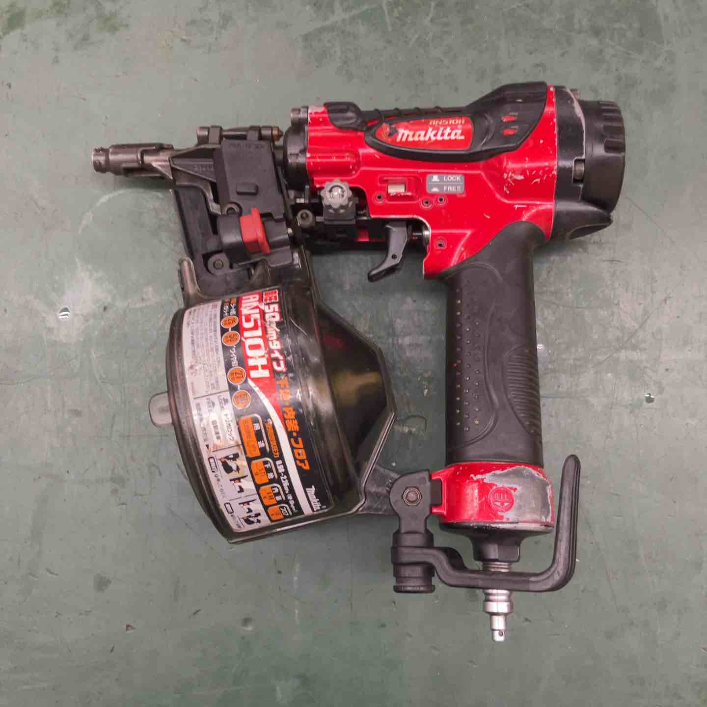 マキタ　高圧釘打ち機　AN510H　中古品 マキタ AN510H 高圧釘打ち機リライズ野田愛宕店店頭取引限定