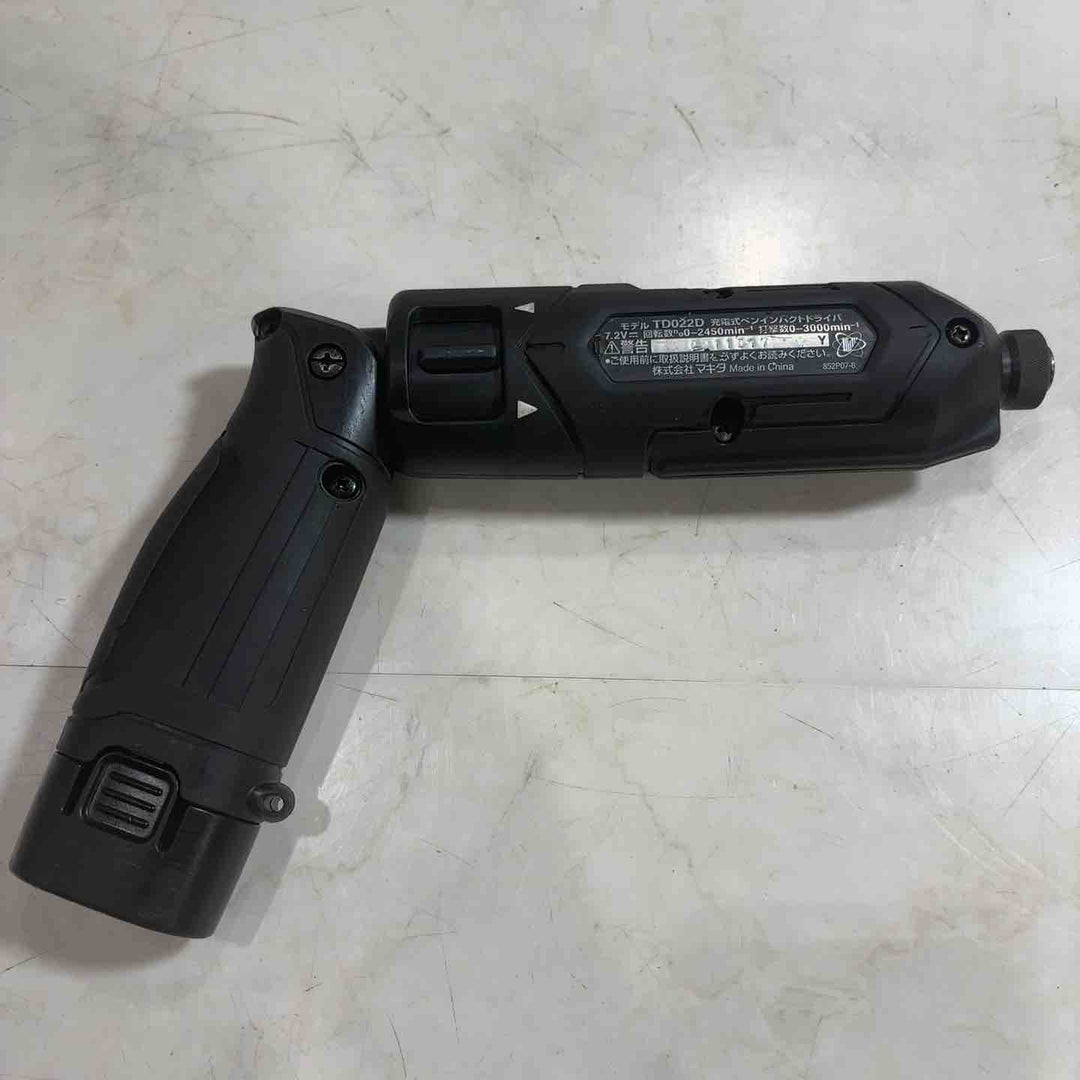 ★マキタ(makita) 7.2V コードレスペンインパクトドライバー TD022DSHXB【川口店】