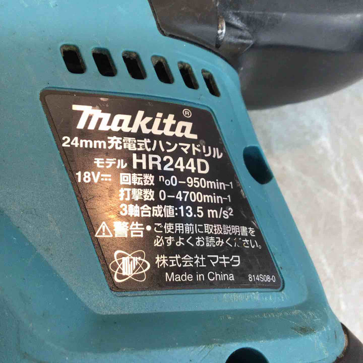 ☆マキタ(makita) コードレスハンマドリル HR244DZ【八潮店】