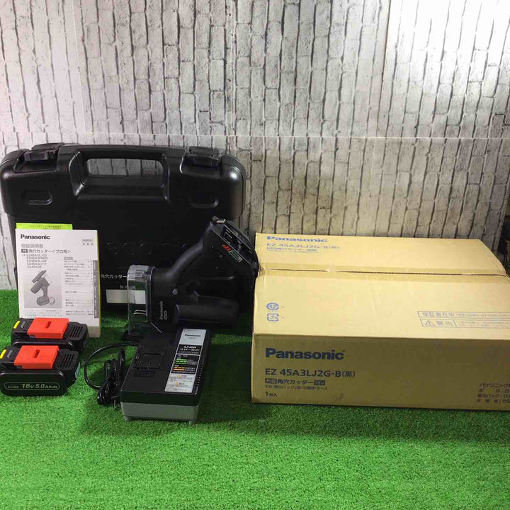 ★パナソニック(Panasonic) コードレス角穴カッター EZ45A3LJ2G-B【川口店】
