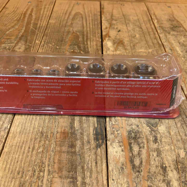 【未使用品】スナップオン(Snap-on) E型トルクスソケットセット 213AFLEY 逆トルクス TORX 欧州車用【所沢店】