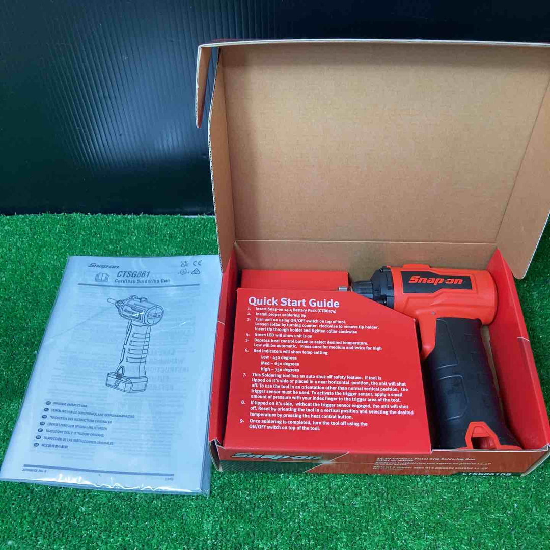 スナップオン/Snap-on 14.4V コードレスハンダゴテ CTSG861DB 本体のみ【岩槻店】