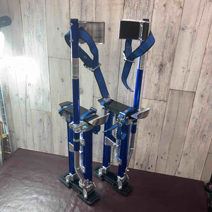 【中古美品】◇ドライウォールスティルト 塗装/画工/測量用アルミ製竹馬ツール ブルー【東大和店】