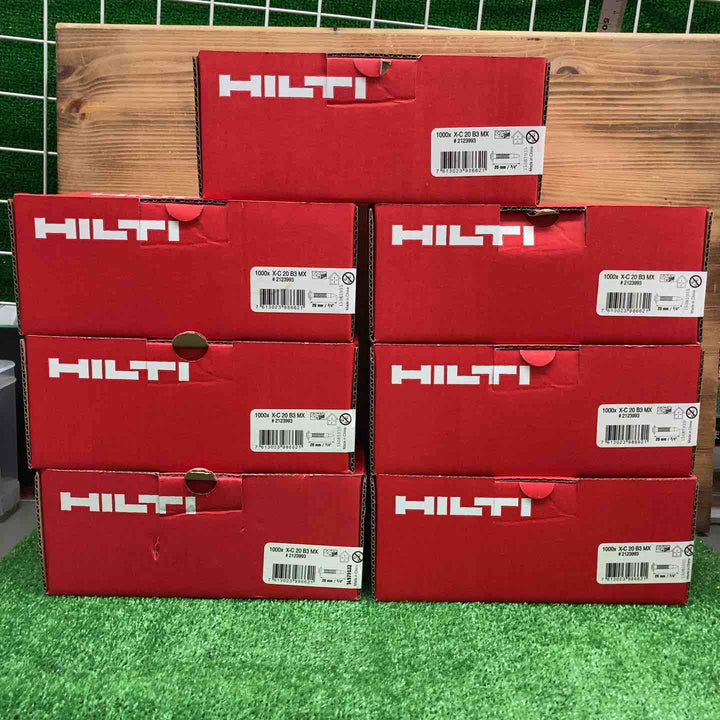 【現状品・中古美品】 ヒルティ/HILTI コンクリート釘 X-C20B3MX ＊7箱セット 【鴻巣店】