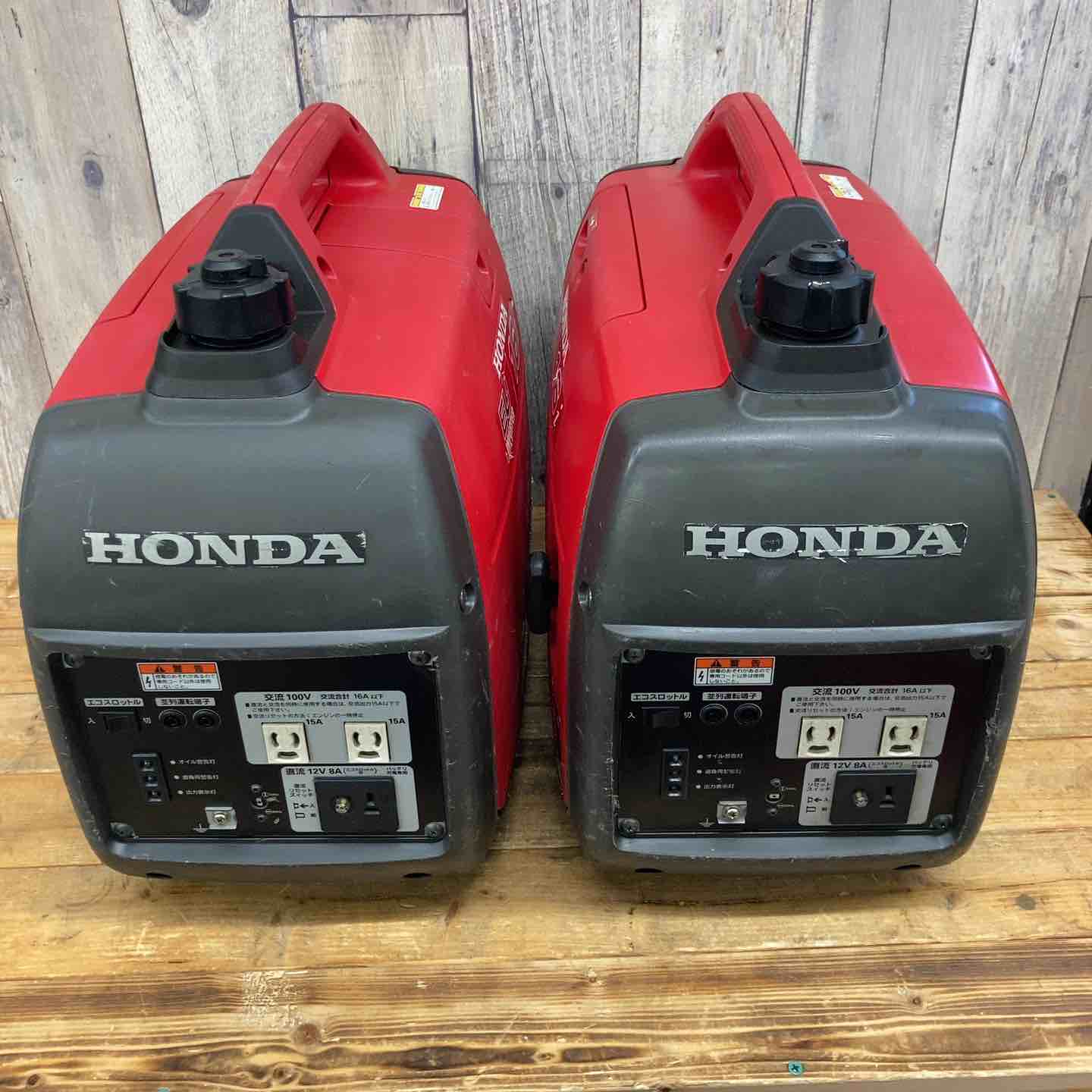 【中古】【動作OK】【店頭引取限定】インバータ発電機　HONDA　EV16i　レッド 中古品／店頭受取り限定】ホンダ(HONDA) インバーター発電機 EU16i 2個