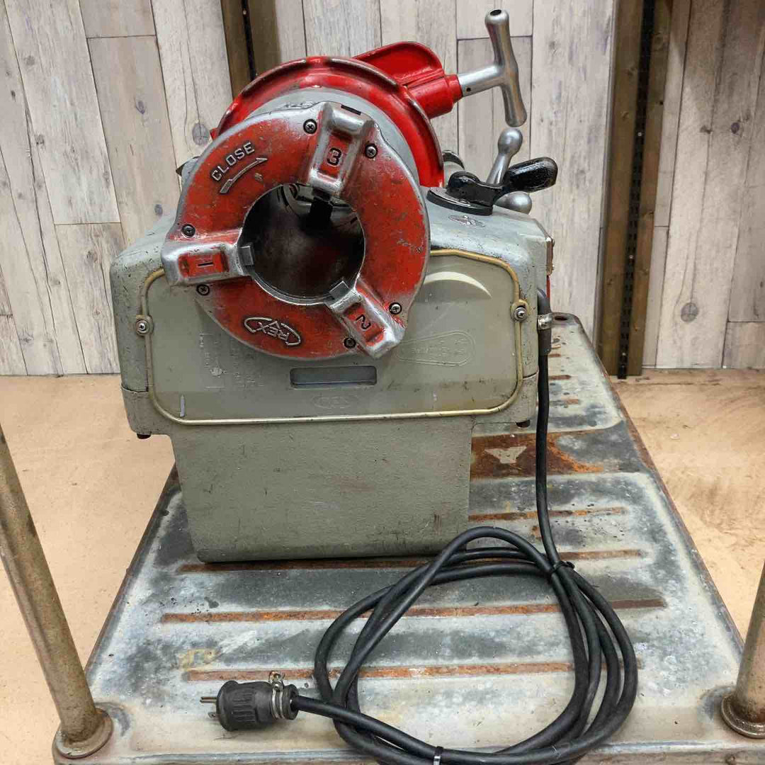 【中古品/店頭受取り限定】レッキス(REX) ねじ切り機 90A3 90AⅢ 旋盤 自動切上ダイヘッド2個付属【東大和店】