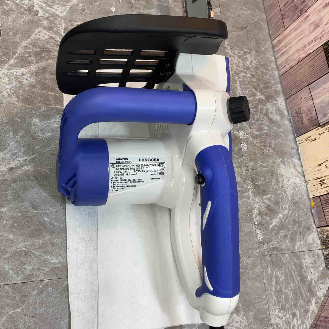 ◇HiKOKI(旧日立工機) 電気チェンソー  FCS30SA【八潮店】