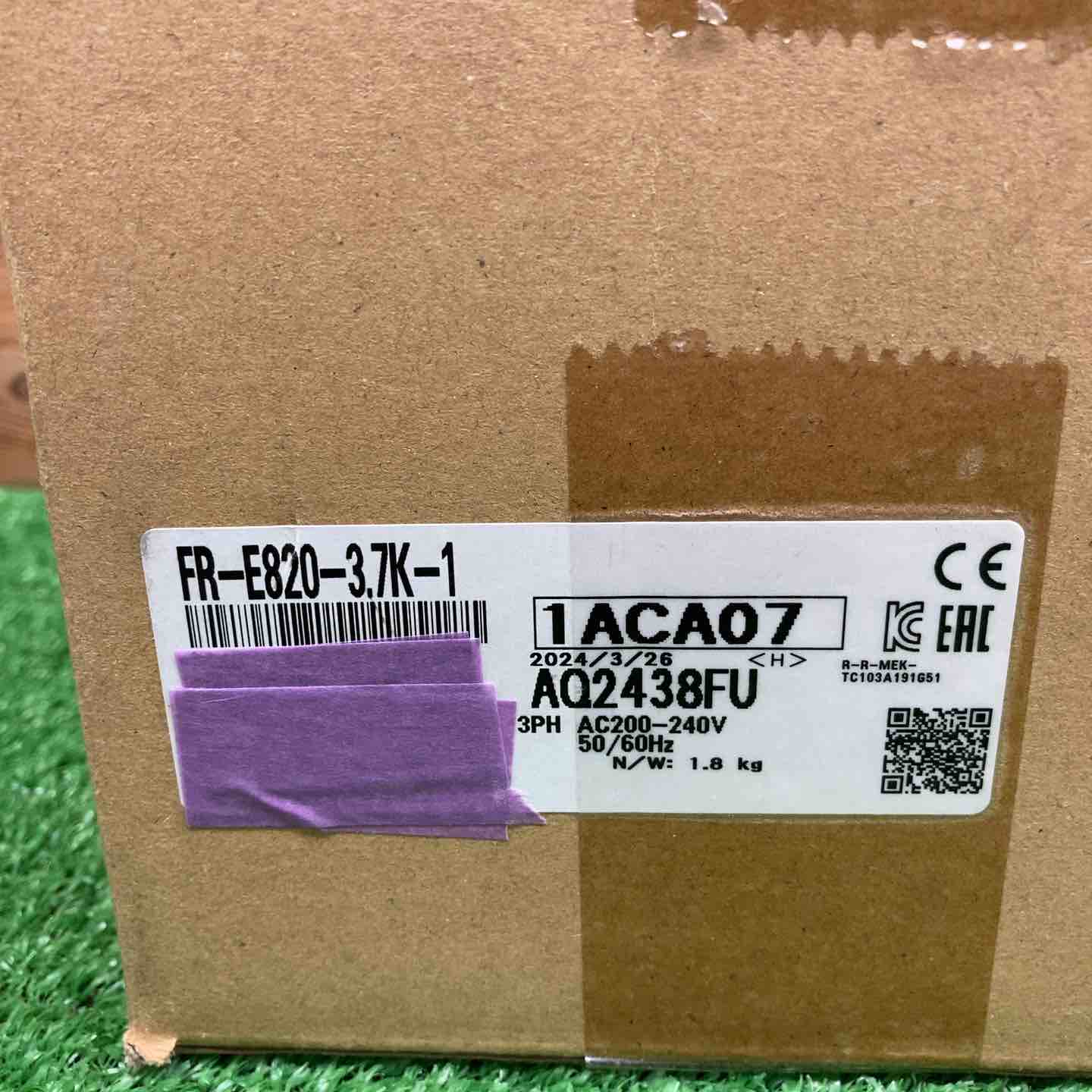 【未使用品】 三菱電機/MITSUBISHI インバータ FREQROL FR-E820-3.7K-1 三相200V 2024年製 【鴻巣店】 未使用品】 三菱電機/MITSUBISHI インバータ FREQROL FR-E820-3.7K-1