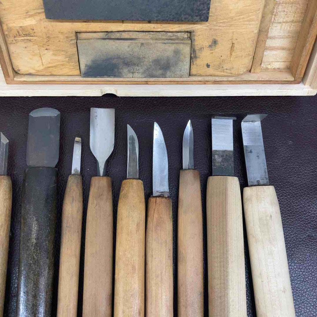 【中古品】 彫刻刀・ナイフ・砥石104点まとめ 和工具・鑿・木工 【東大和店】