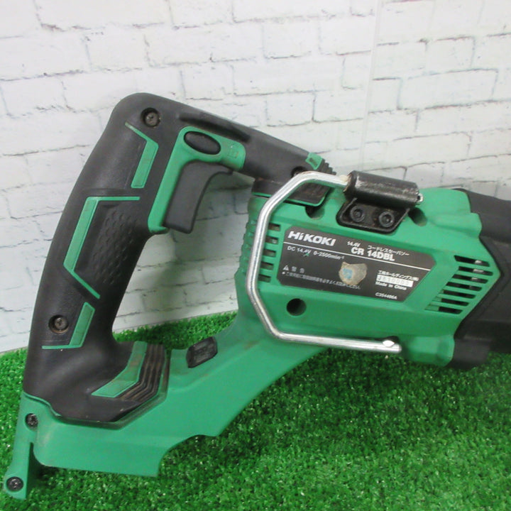 〇HiKOKI(旧日立工機) 14.4V コードレスセーバソー 充電式 蓄電池、充電器、ケース別売り 本体のみ CR14DBL(NN)【町田店】