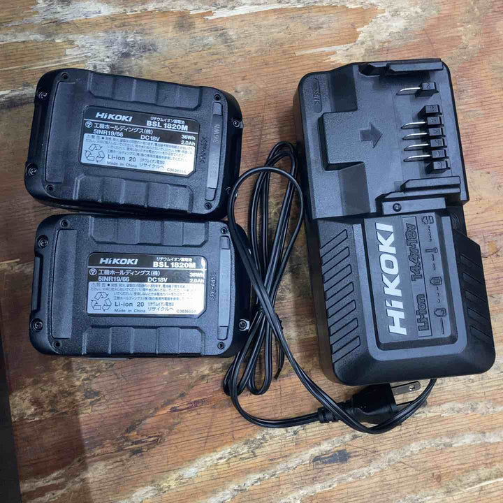 HiKOKI(ハイコーキ) 18V コードレス インパクトドライバ 高トルクタイプ 2.0Ah 蓄電池×2個 充電器 ケース付 FWH18DF(2BG)【柏店】