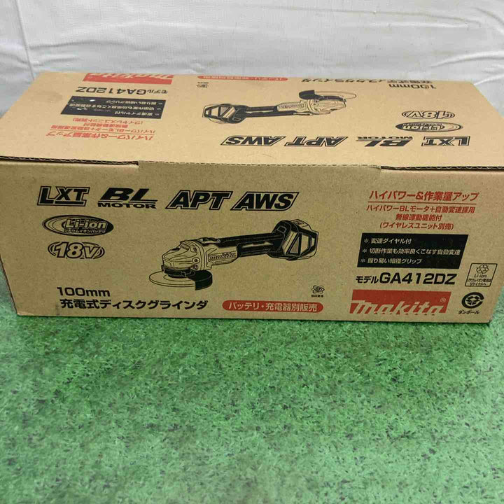 ★マキタ(makita) 100mmコードレスディスクグラインダ GA412DZ【町田店】