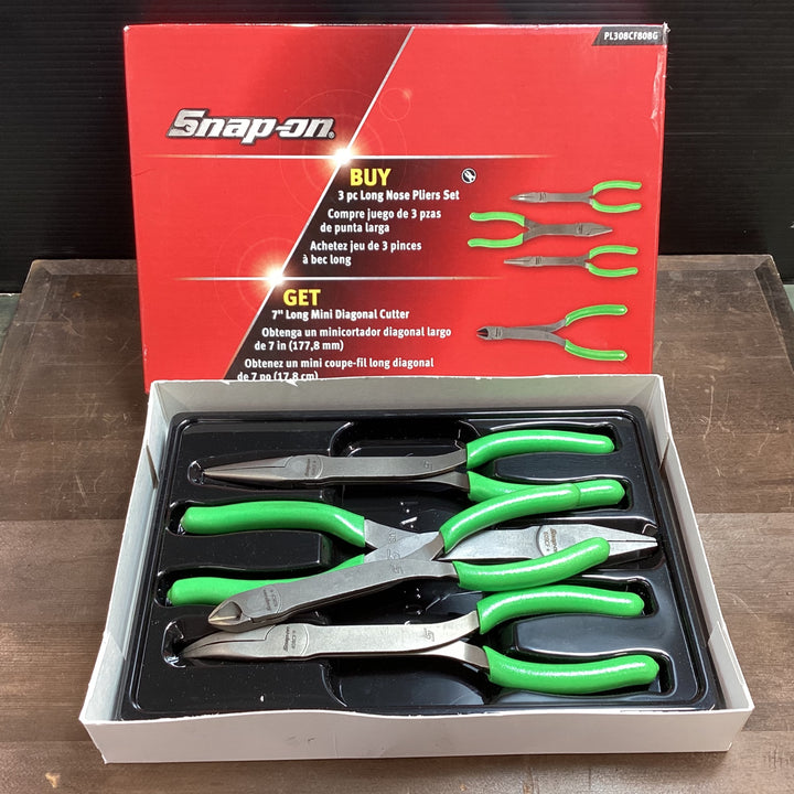 Snap-on/スナップオン ロングノーズプライヤーセット PL308CF808G 【東大和店】