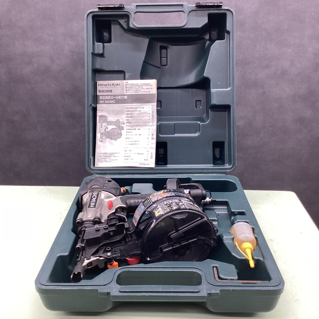 ★ハイコーキ(HIKOKI ※旧:日立工機) 高圧エア釘打ち機 NV65HMC(G)【越谷店】