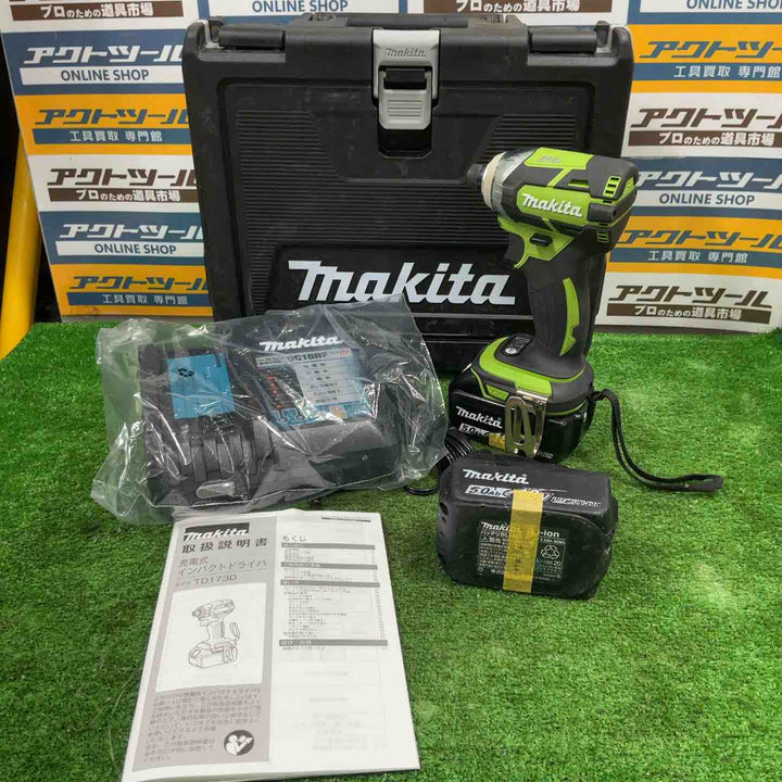 ★マキタ(makita) コードレスインパクトドライバー TD148DRTXL バッテリー二個 充電器付き【草加店】