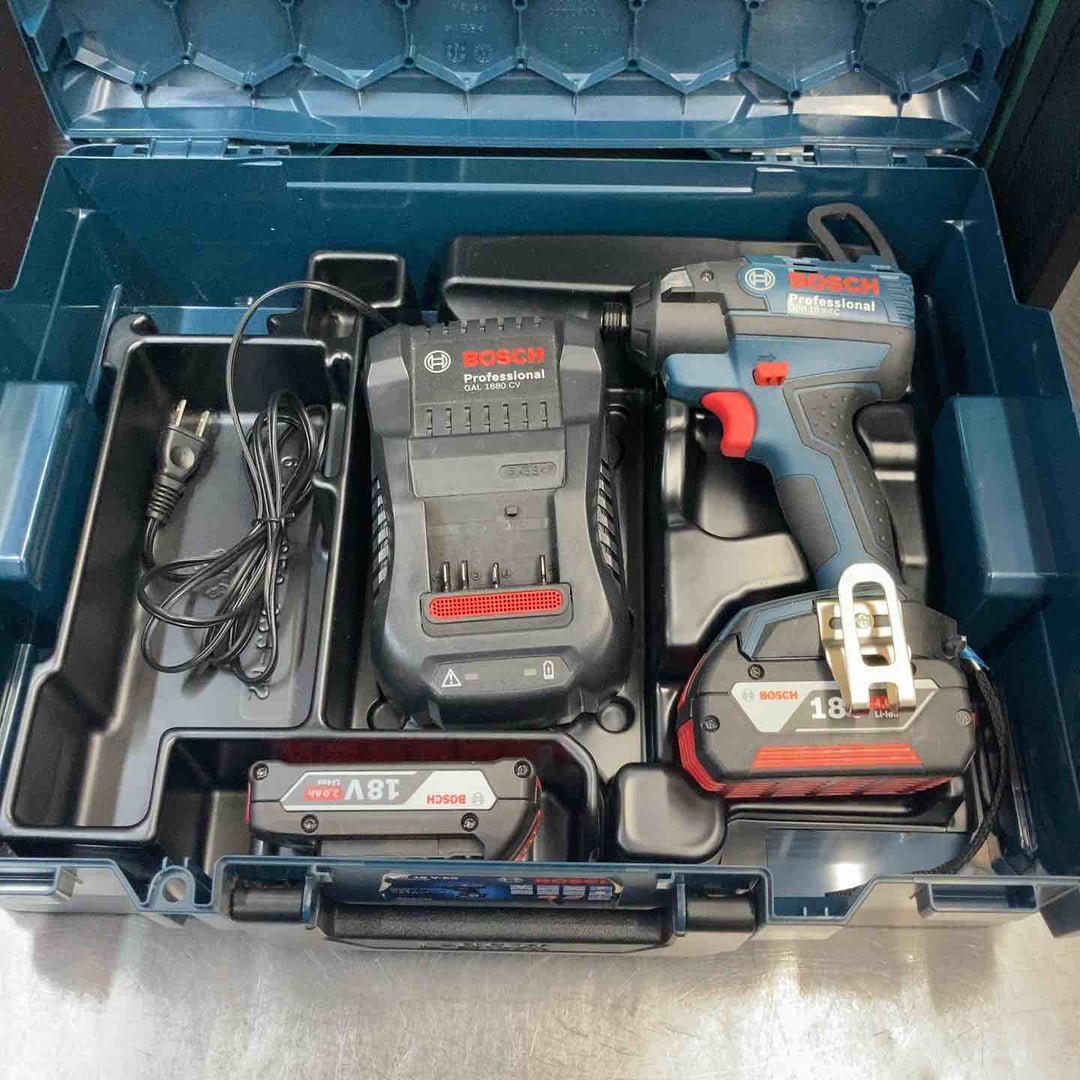 【中古美品】 ボッシュ(BOSCH) 4点まとめ売り コードレスインパクトドライバ クリーナー ブロワー ツールボックス GDR18V-EC・GBL18V-120・GAS18W-1・TOOLBOX 18V 【東大和店】