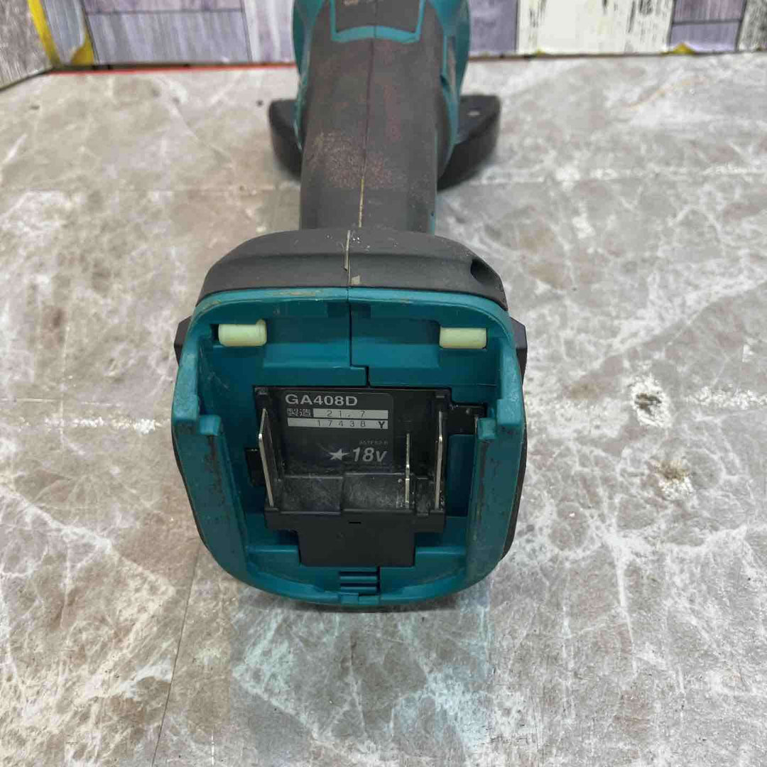 ★マキタ(makita) 100mmコードレスディスクグラインダ GA408DZ【八潮店】